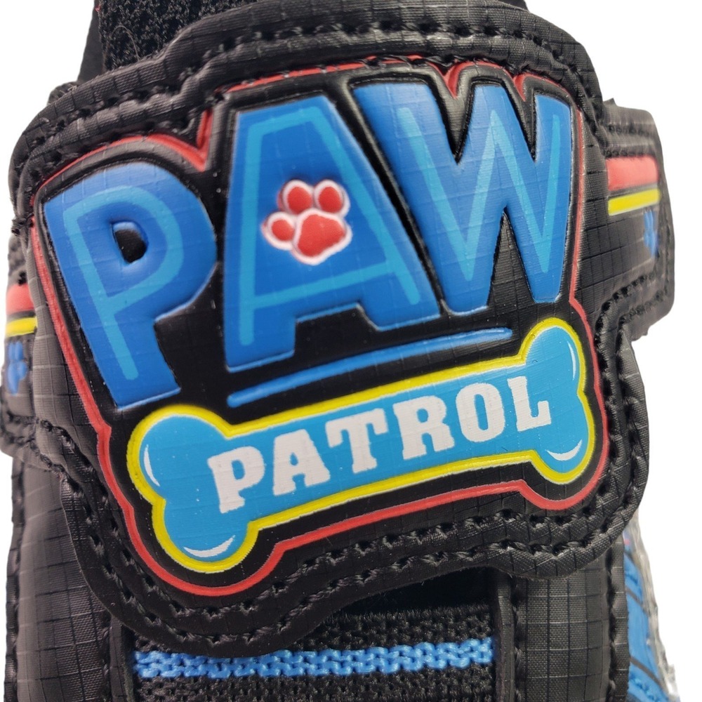 Paw Patrol Toddler Boys Light up‎ Sneakers Size 8 Blue Slip on Lightweight Shoes - Picture 7 of 12